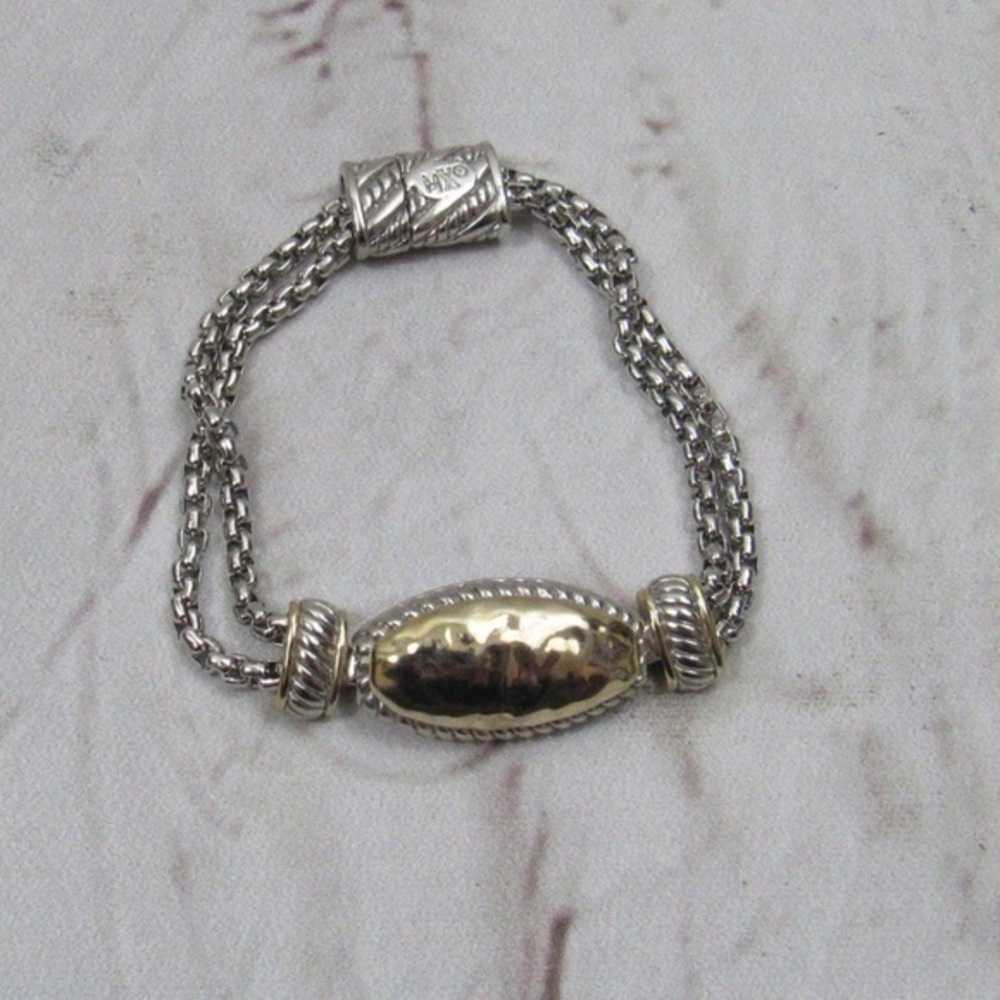 MX signature collection Gold and silver bracelet